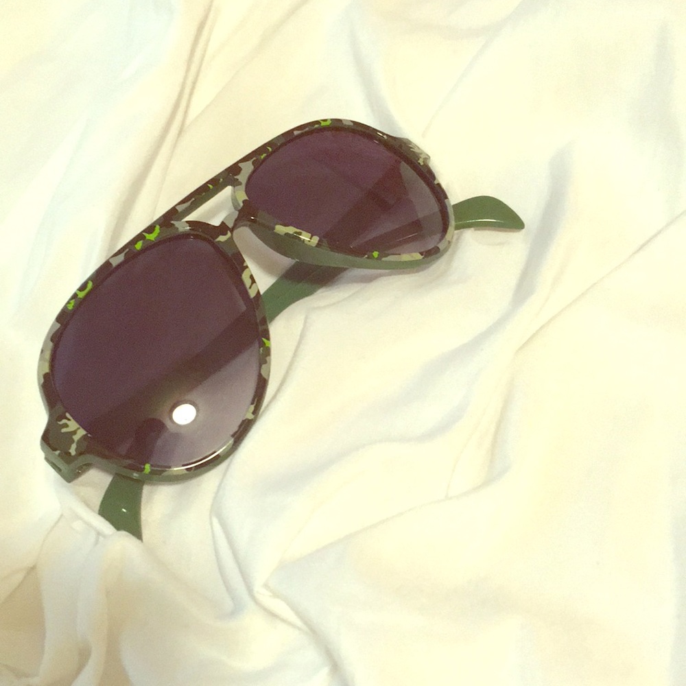 Sam green sunglasses!